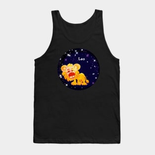 Leo zodiac sign Tank Top